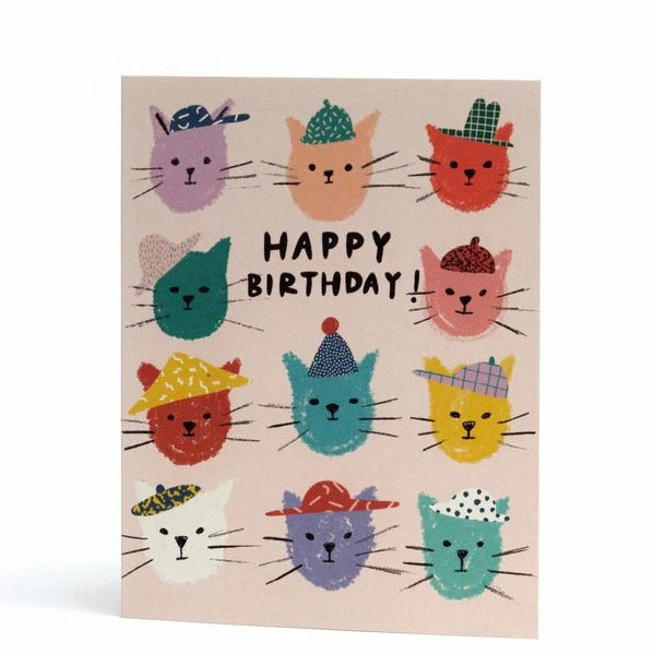 Cat Pals Greeting Card
