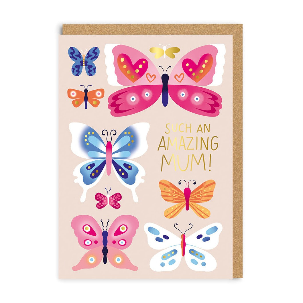 Mum Butterflies Greeting Card