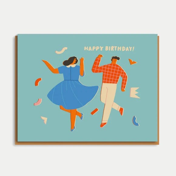 Birthday Dancers Greeting Card