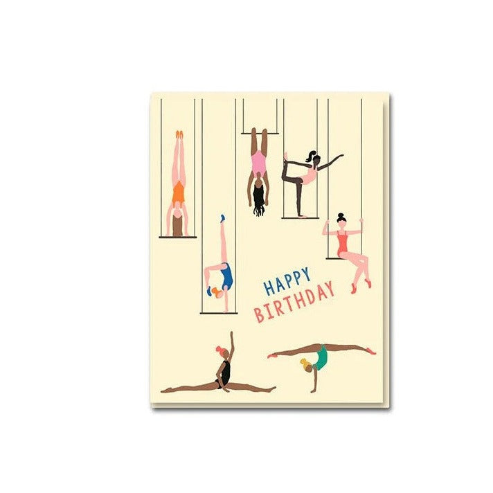 Trapeze Greeting Card