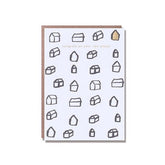 Outline House Congrats Mini Card