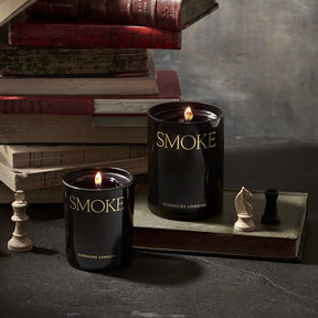 Smoke ~ birch tar, cardamom, cedar, geranium, bay, patchouli, vetiver