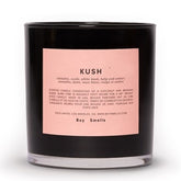 Kush ~ pot, suede, white musk, tulip, amber