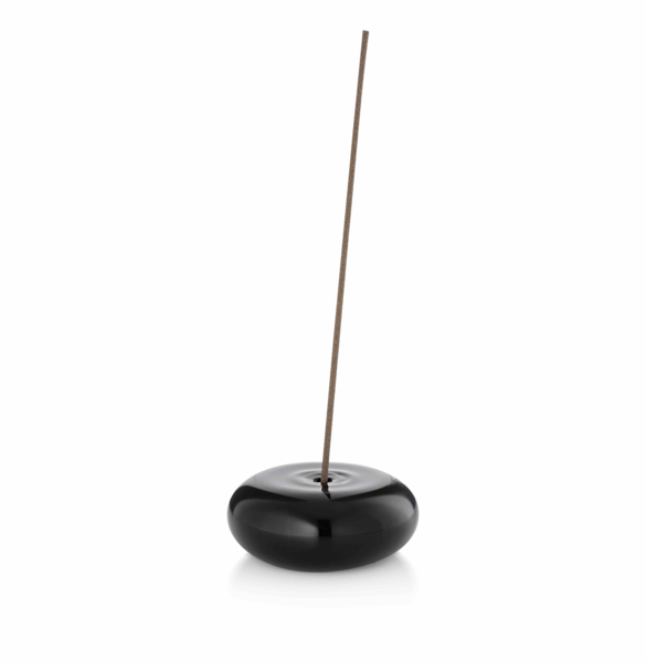 Black Pebble incense holder