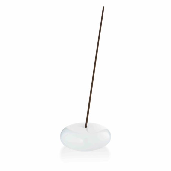 White Pebble incense holder