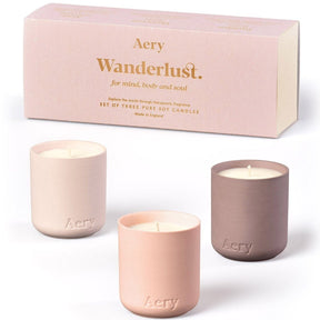 Wanderlust Gift Set ~ Aztec Tuberose, Moroccan Rose, Parisian Rose
