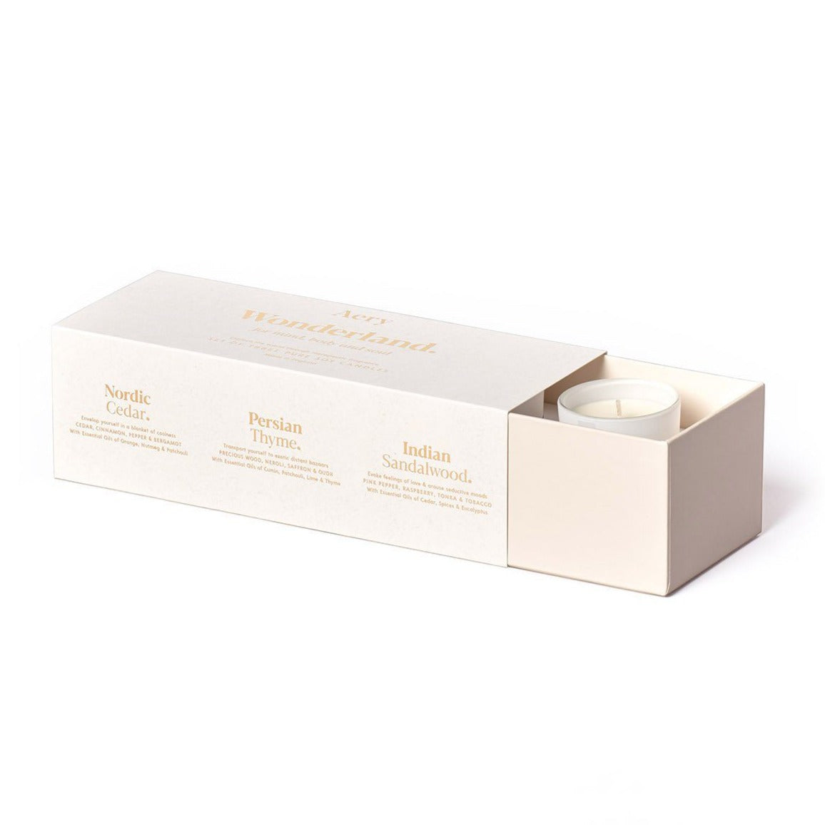 Wonderland Gift Set ~ Nordic Cedar, Indian Sandalwood, Persian Thyme